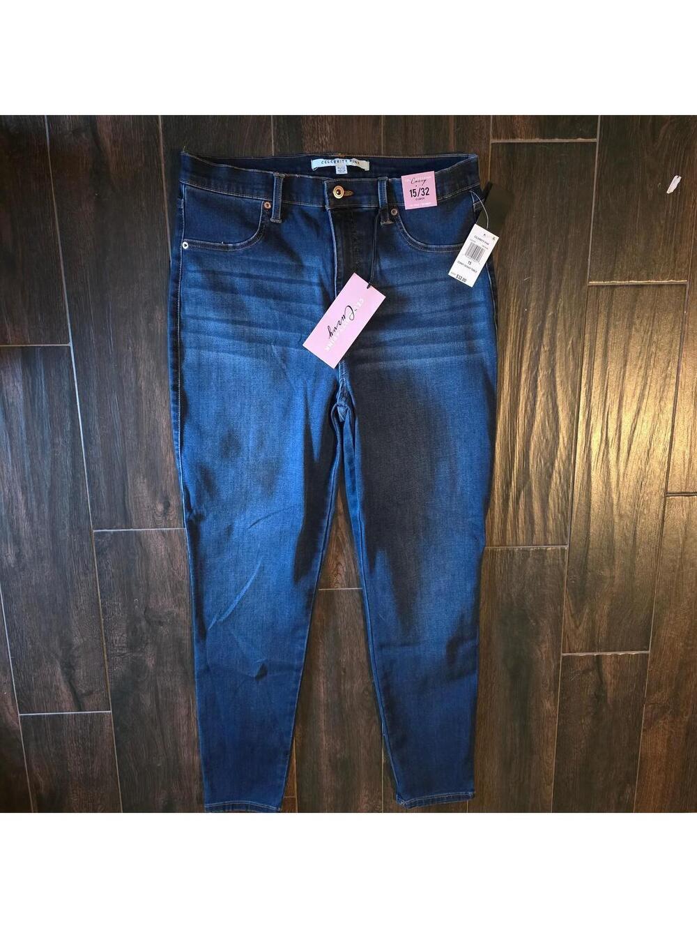 Celebrity Pink Women's Navy and Blue Jeans
